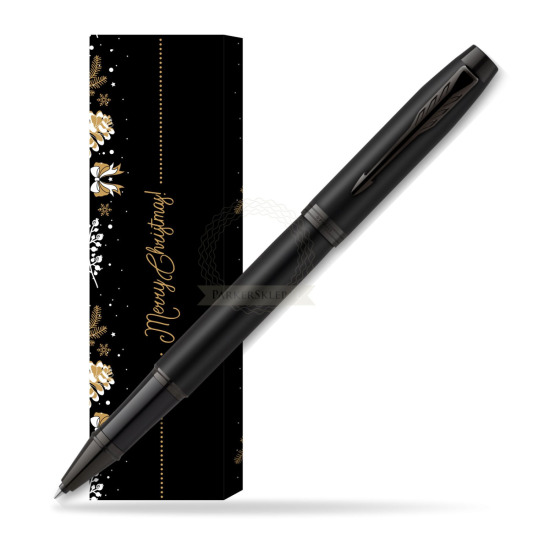 Pióro kulkowe Parker IM Achromatic Black w obwolucie Golden Tree