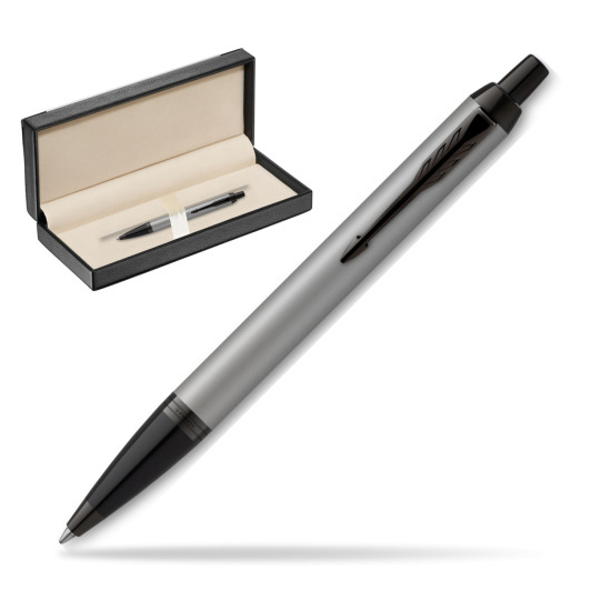 Długopis Parker IM Achromatic Grey w pudełku classic black