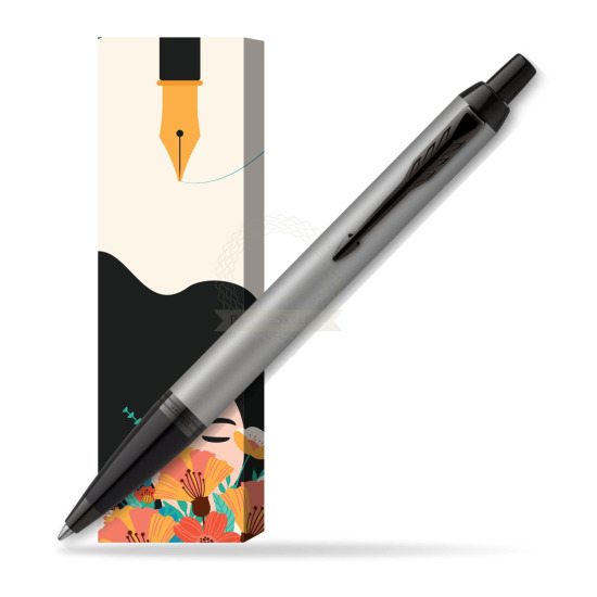 Długopis Parker IM Achromatic Grey w obwolucie Maki