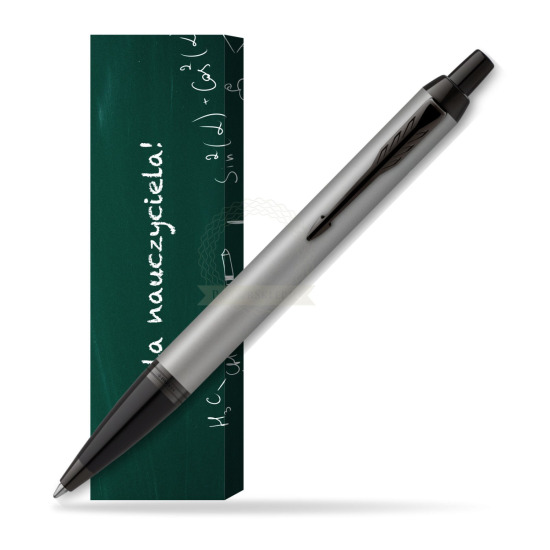 Długopis Parker IM Achromatic Grey w obwolucie Szkoła