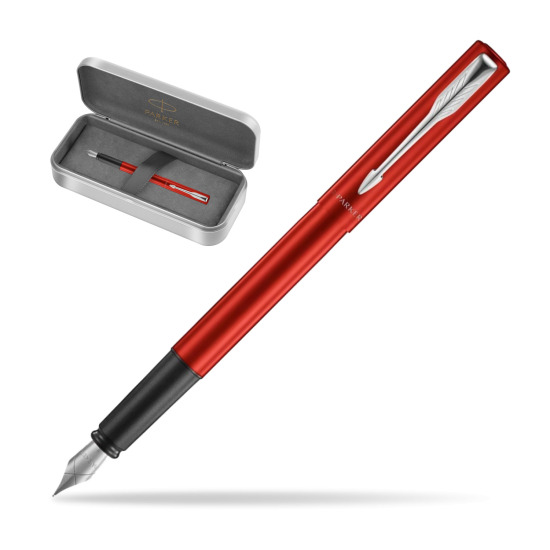 Pióro wieczne Parker Vector XL Red CT w pudełku metalowym Parker