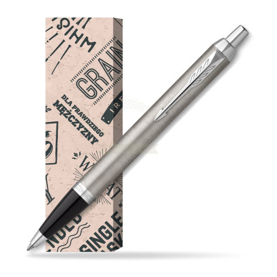 Długopis Parker IM Essential Stainless Steel CT w obwolucie Męski świat