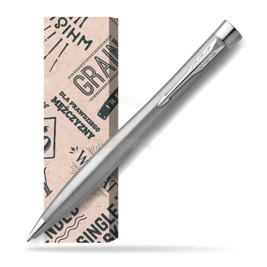 Długopis Parker Urban Twist Metro Metallic CT w obwolucie Męski świat