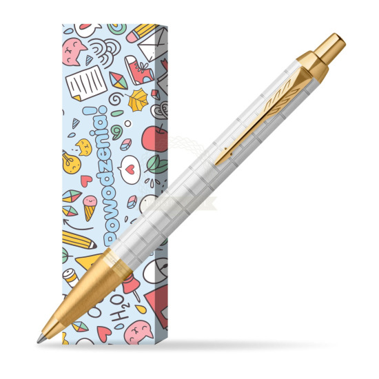 Długopis Parker IM Premium Pearl GT w obwolucie Powodzenia