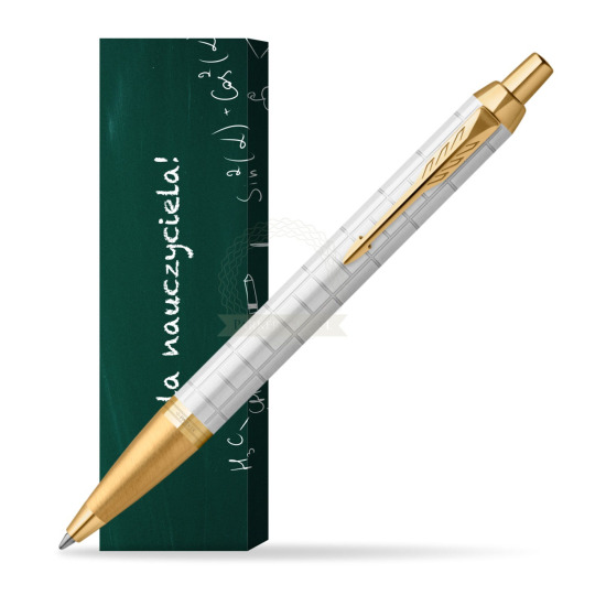 Długopis Parker IM Premium Pearl GT w obwolucie Szkoła