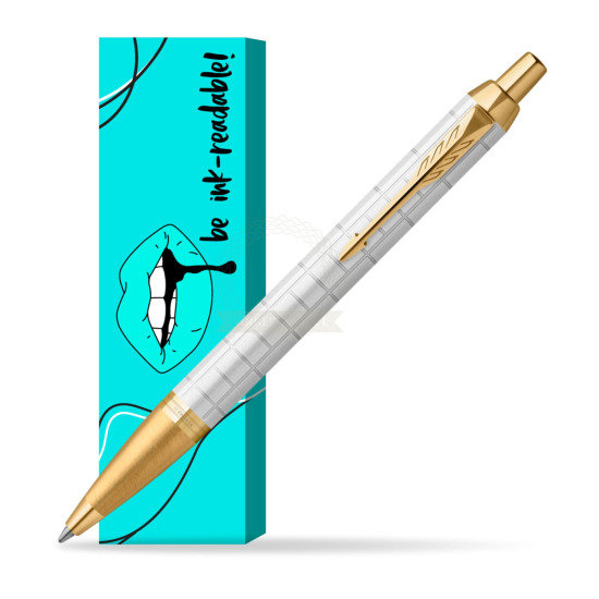 Długopis Parker IM Premium Pearl GT w obwolucie Ink-readable