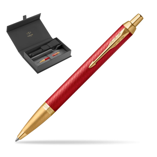 Długopis Parker IM Premium Red GT w oryginalnym pudełku Parker, zamykane etui