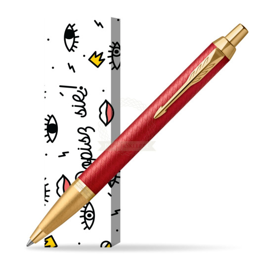 Długopis Parker IM Premium Red GT w obwolucie Popisz się!