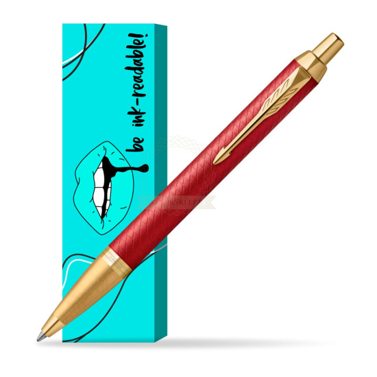 Długopis Parker IM Premium Red GT w obwolucie Ink-readable