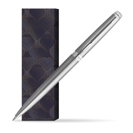 Długopis Waterman Hemisphere Essential Metaliczna Stalowa CT w obwolucie Glamour Love