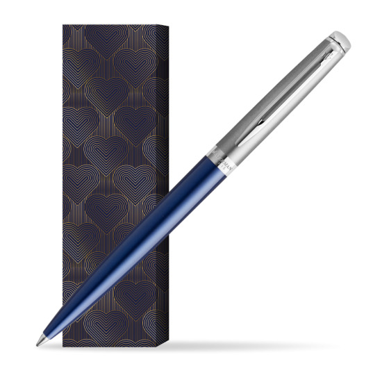 Długopis Waterman Hemisphere Essential Metaliczna Niebieska CT w obwolucie Glamour Love