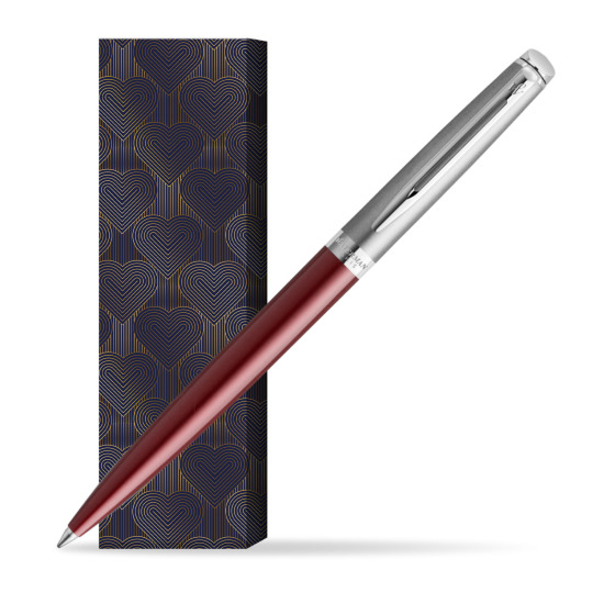 Długopis Waterman Hemisphere Essential Metaliczna Czerwona CT w obwolucie Glamour Love