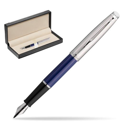 Pióro Wieczne Waterman Embleme Core Granatowy w pudełku classic black