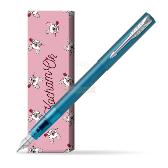 Pióro wieczne Parker Vector XL Teal w obwolucie Sweet Rose