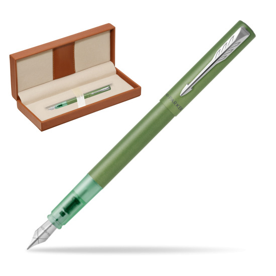 Pióro wieczne Parker Vector XL Green w pudełku classic brown