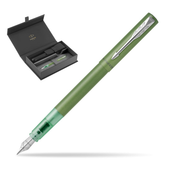 Pióro wieczne Parker Vector XL Green w oryginalnym pudełku Parker, zamykane etui