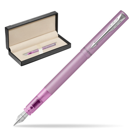 Pióro wieczne Parker Vector XL Lilac w pudełku classic black