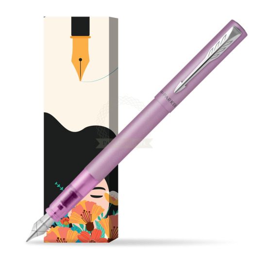 Pióro wieczne Parker Vector XL Lilac w obwolucie Maki