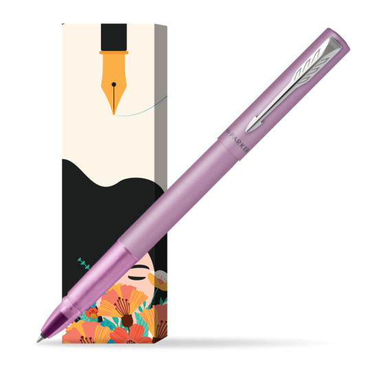 Pióro kulkowe Parker Vector XL Lilac w obwolucie Maki