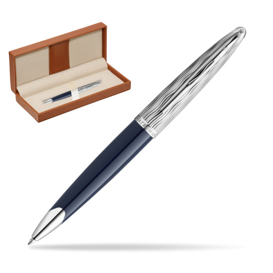 Długopis Waterman CARÈNE L'ESSENCE DU BLUE CT w pudełku classic brown