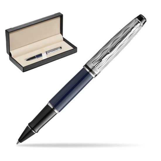 Pióro kulkowe Waterman EXPERT L'ESSENCE DU BLUE CT w pudełku classic black