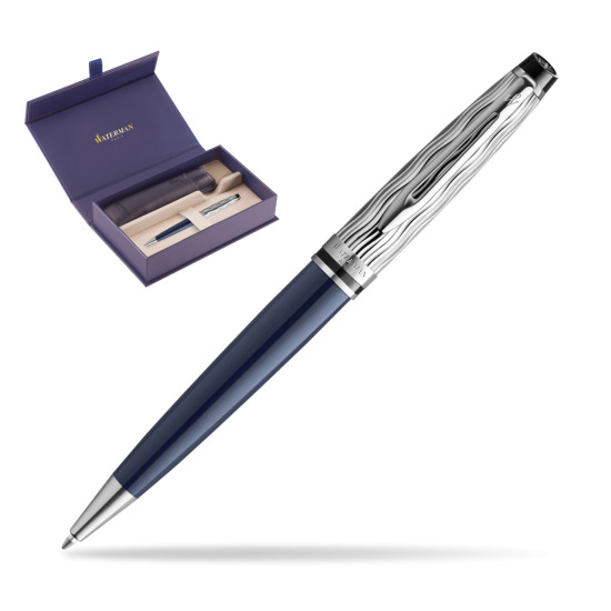 Długopis Waterman Expert L'ESSENCE DU BLUE CT w oryginalnym pudełku Waterman, wsuwane etui