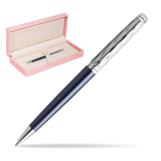 Długopis  Waterman HÉMISPHÈRE L'ESSENCE DU BLUE CT w różowym pudełku zamszowym