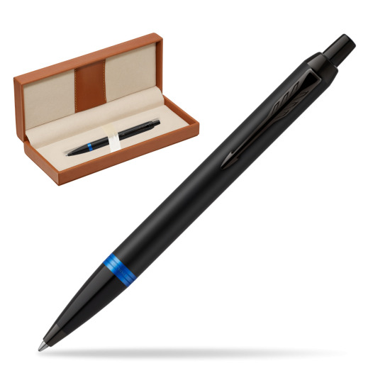 Długopis Parker IM PROFESSIONALS VIBRANT RING Marine Blue w pudełku classic brown