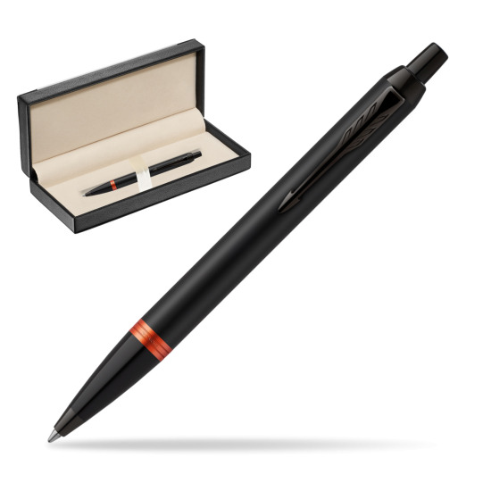 Długopis Parker IM PROFESSIONALS VIBRANT RING Flame Orange w pudełku classic black