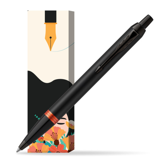 Długopis Parker IM PROFESSIONALS VIBRANT RING Flame Orange w obwolucie Maki