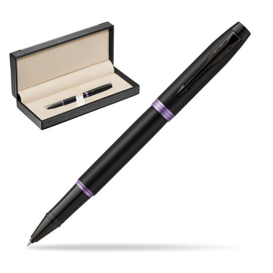 Pióro kulkowe Parker IM PROFESSIONALS VIBRANT RING Amethyst Purple w pudełku classic black