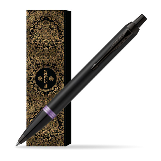 Długopis Parker IM PROFESSIONALS VIBRANT RING Amethyst Purple w obwolucie Orientalne szczęście 
