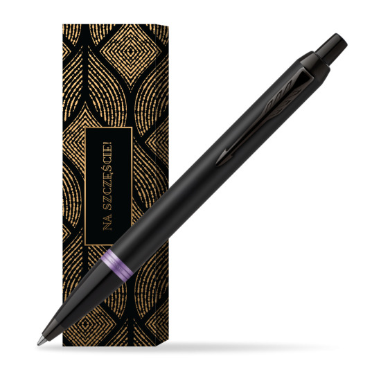 Długopis Parker IM PROFESSIONALS VIBRANT RING Amethyst Purple w obwolucie Szczęśliwy traf