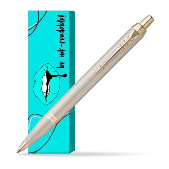 Długopis Parker IM PROFESSIONALS MONOCHROME CHAMPAGNE w obwolucie Ink-readable