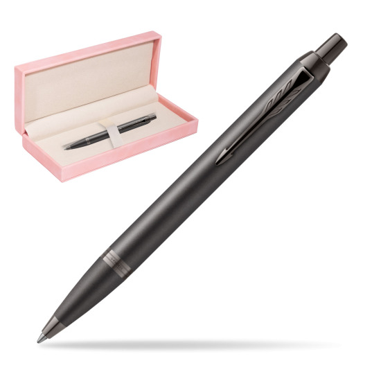Długopis Parker IM PROFESSIONALS MONOCHROME BRONZE w różowym pudełku zamszowym