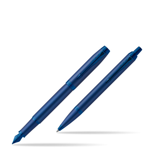 Zestaw Prezentowy Parker Pióro wieczne + Długopis IM PROFESSIONALS MONOCHROME BLUE