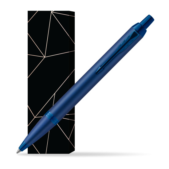 Długopis Parker IM PROFESSIONALS MONOCHROME BLUE w obwolucie Na szczęście