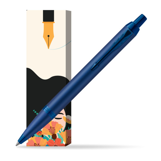 Długopis Parker IM PROFESSIONALS MONOCHROME BLUE w obwolucie Maki