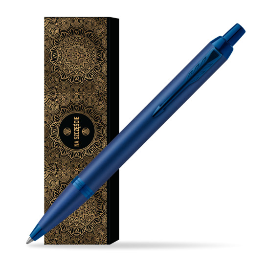 Długopis Parker IM PROFESSIONALS MONOCHROME BLUE w obwolucie Orientalne szczęście 