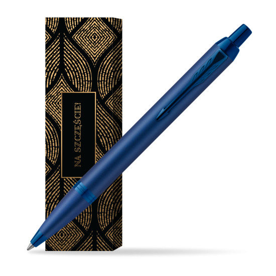 Długopis Parker IM PROFESSIONALS MONOCHROME BLUE w obwolucie Szczęśliwy traf