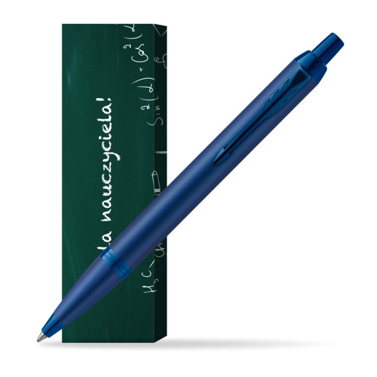 Długopis Parker IM PROFESSIONALS MONOCHROME BLUE w obwolucie Szkoła