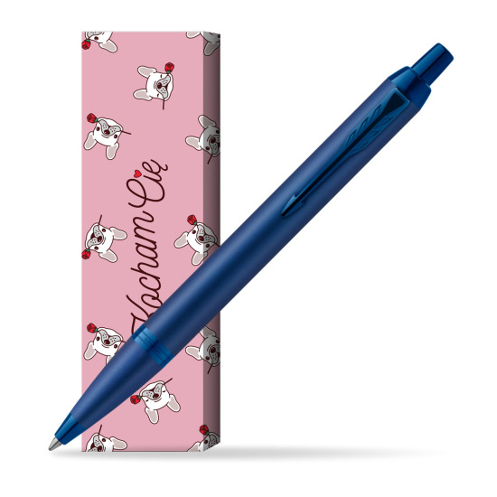 Długopis Parker IM PROFESSIONALS MONOCHROME BLUE w obwolucie Sweet Rose