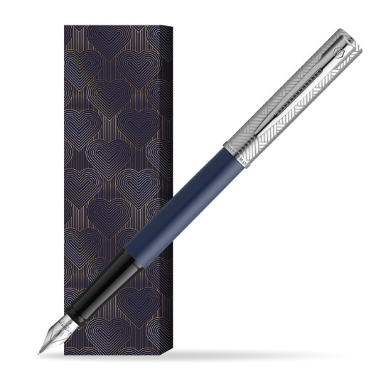 Pióro wieczne Waterman Allure Deluxe Blue w obwolucie Glamour Love