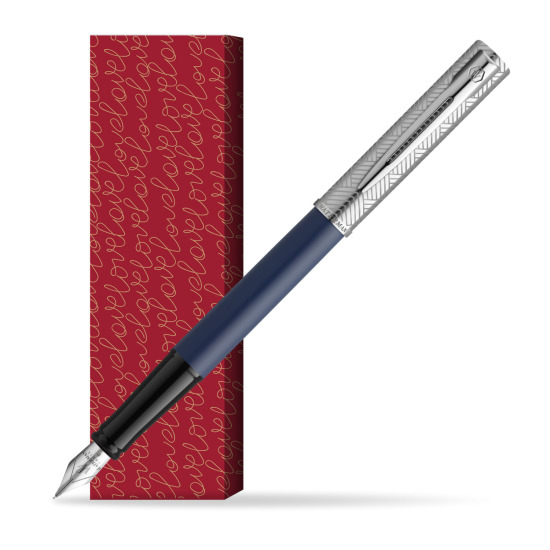 Pióro wieczne Waterman Allure Deluxe Blue w obwolucie True Love