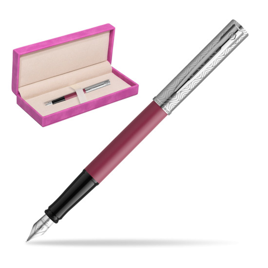 Pióro wieczne Waterman Allure Deluxe Pink w pudełku zamszowym fuksja