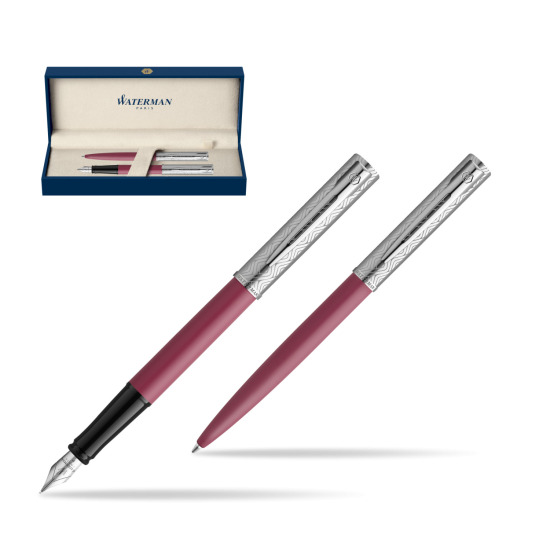Zestaw Waterman Pióro wieczne + długopis Allure Deluxe Pink 