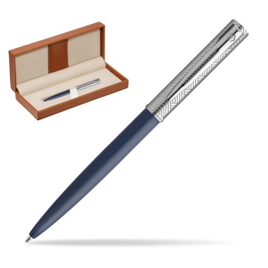 Długopis Waterman Allure Deluxe Blue w pudełku classic brown