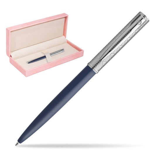 Długopis Waterman Allure Deluxe Blue w różowym pudełku zamszowym