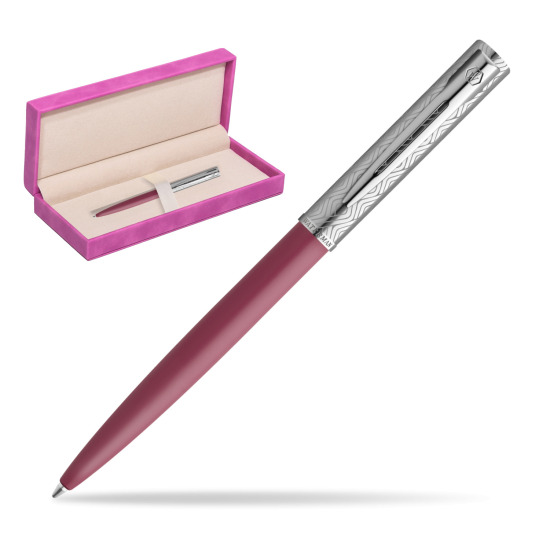 Długopis Waterman Allure Deluxe Pink w pudełku zamszowym fuksja