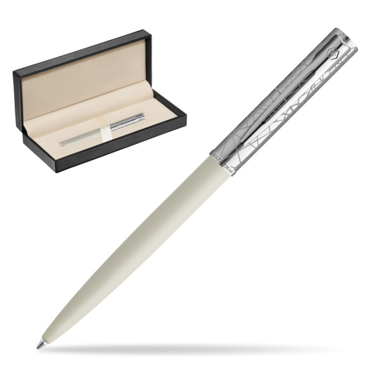 Długopis Waterman Allure Deluxe White w pudełku classic pure black